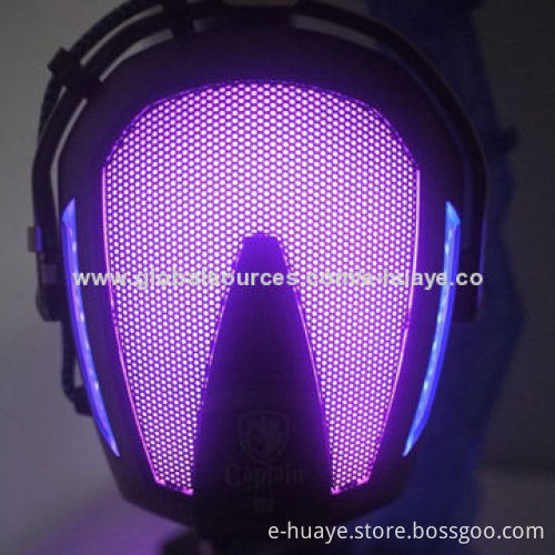New model glittering gaming headset with durable head-rail, soft big ear pads and cool design